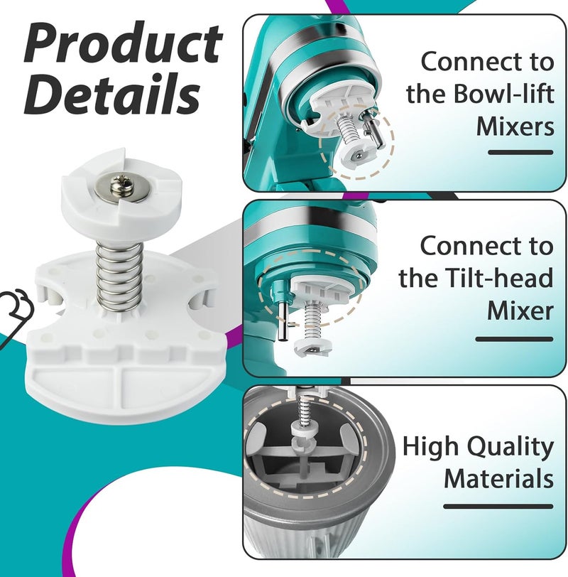 Joworthy Ice Cream Maker Attachment Fits for KitchenAid 4.5 & 5QT & 6QT Stand Mixers - Drive Assembly Replacement for KitchenAid Ice Cream Maker - Image 5